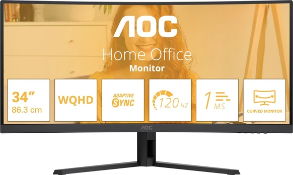 Monitorius AOC CU34B3E