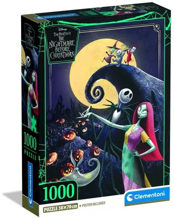 Clementoni CLE puzzle 1000 Compact NightmareBef.Christm.37060