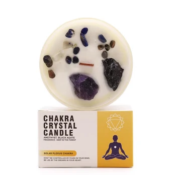 - Solar Plexus Chakra - krištolinė žvakė