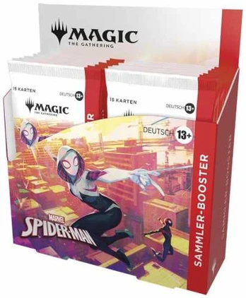 Asmodee - Magic The Gathering Marvel s Spiderman Collector Ekranas 12 Pcs (German)