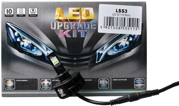 M-TECH LED lemputės H3 Basic +150%
