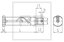 lingės varžtas PETERS 074.360-00