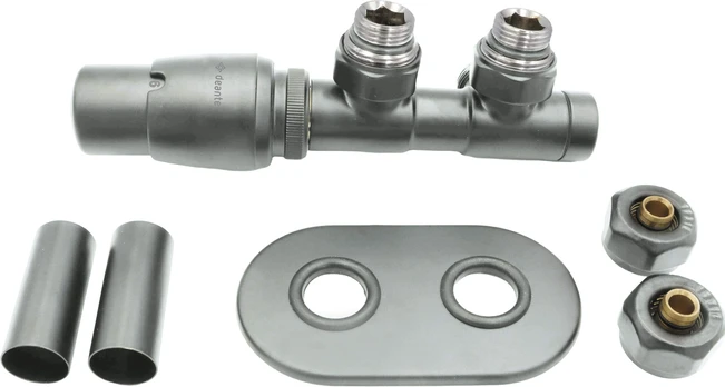Thermostatic valve for bathroom radiator - left