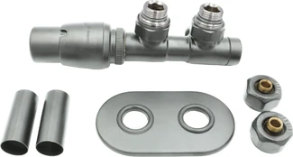 Thermostatic valve for bathroom radiator - left kaina