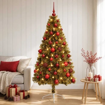 Dirbtinė kalėdinė eglutė su rutuliuku 150 cm 150 LED