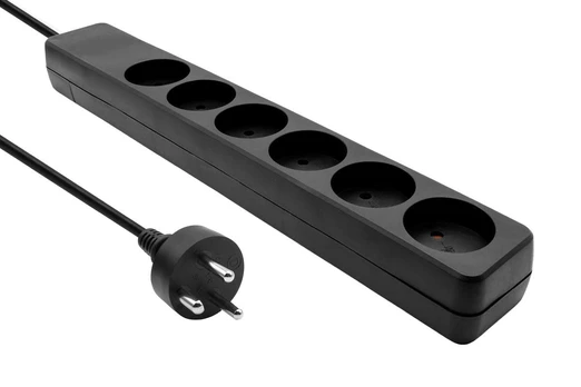 Buitinis ilgintuvas MicroConnect, 3 m, 6 lizdų