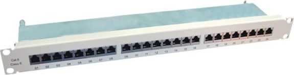 Value Panel Cat.6/Class E 19'' PatchPanel 24x STP (26.99.0354-5)