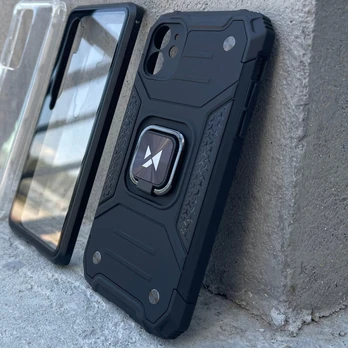 Dėklas Wozinsky Ring Armor iPhone 13 Pro Mėlynas