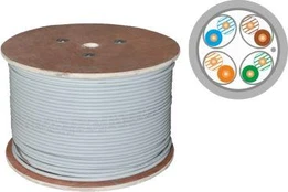 ALANTEC F/FTP cat.6A B2ca LSOH kabelis 4x2x23AWG 500m