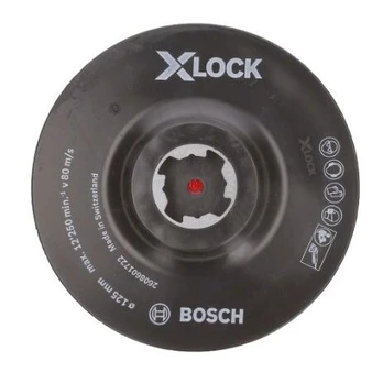 Šlifavimo padas "Velcro" tipo lapeliams BOSCH X-LOCK, 125 mm, UŽS