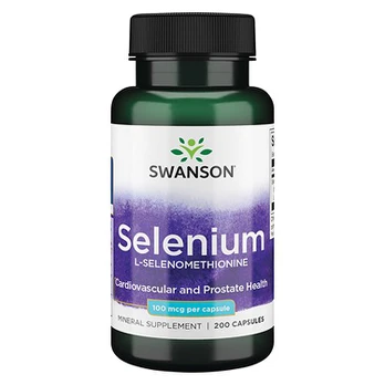 Selenas SWANSON 100 mcg, 200 kapsulių