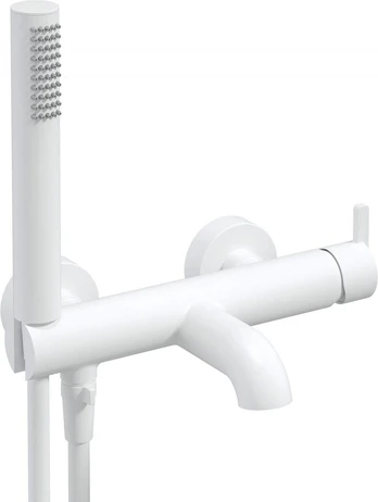 Bath mixer with shower set