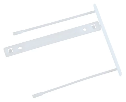 Archyvinis segtukas Z-clip 7cm, baltas