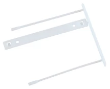 Archyvinis segtukas Z-clip 7cm, baltas kaina