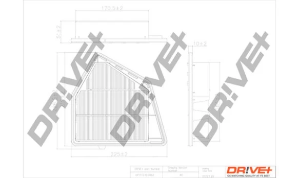 Oro filtras Dr!ve+ DP1110.10.0462