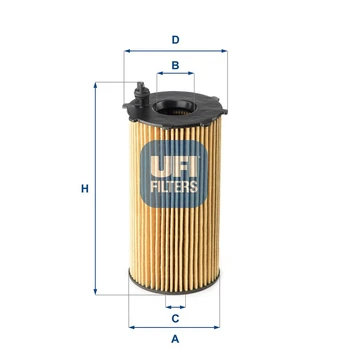 Alyvos filtras UFI 25.167.00