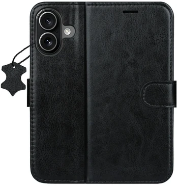 Dėklas Telforceone Smart Luxe leather case for iPhone 16 6,1' juodas