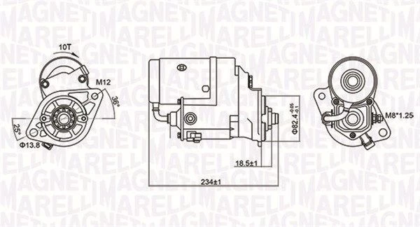 Starteris MAGNETI MARELLI 063721154010