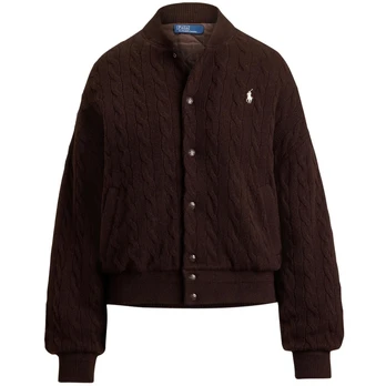 Bomberis moterims, Ruda, Sweater-bomber-coat