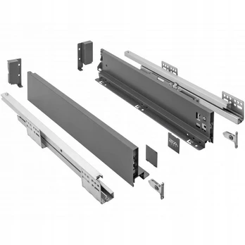 Drawer system AXISPRO 400mm anthracite - low H84