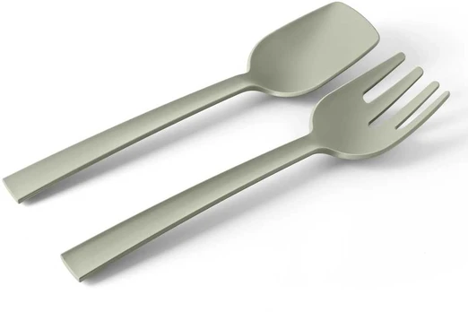 Fork and spoon, 29.3 cm, žalias, Paestum Collection