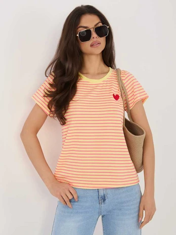 Italy Moda T-shirt-IT-TS-22397.89-geltona