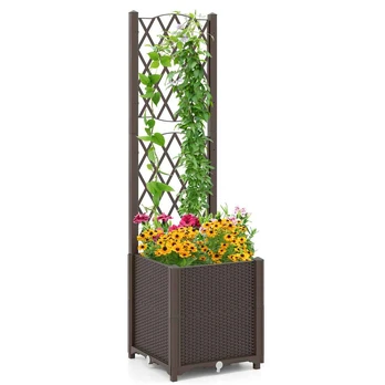 Bonideco Select Pakelta lysvė 40x40x140cm., rudos spalvos