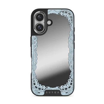 Looking Glass - iPhone 16 Case, Elite Mirror Dark (MagSafe) / Silver