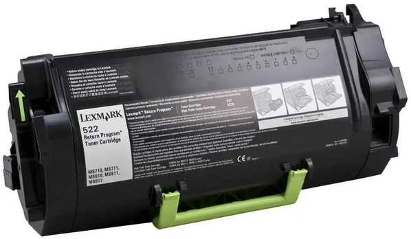 Lexmark Toneris 52D2000 / 522 Juodas