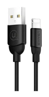 Kabelis USAMS Apple SJ245USB01, USB B - Lightning 8pin, 1 m Cabel Black