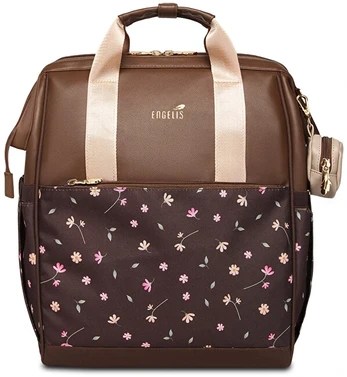 Vuch Women's backpack Eloa Flowers Brown