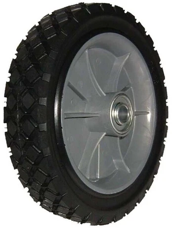 Universalus plastikinis ratukas su guma 175 mm