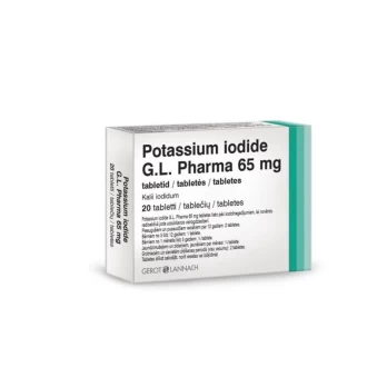 POTASSIUM IODIDE G.L PHARMA 65 mg N20
