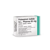 POTASSIUM IODIDE G.L PHARMA 65 mg N20 kaina