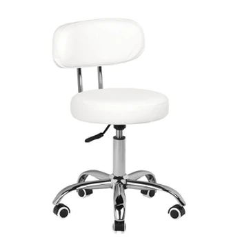 Pedikiūro kėdutė BEAUTY STOOL PEDICURE WHITE HYDRAULIC 39-45CM
