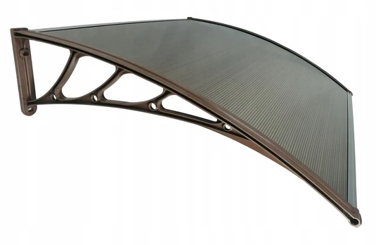 Stogelis virš durų Metal-gum, 120x80 cm, rudas