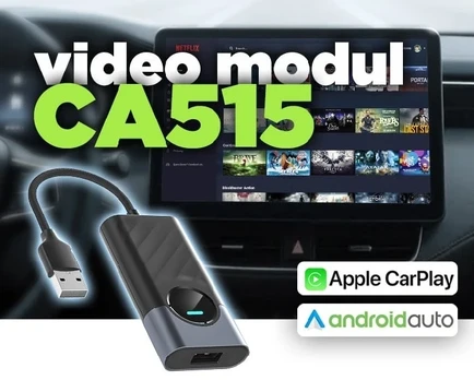 KEETEC CA515 Video modul, bezdrátové Carplay Android Auto připojení