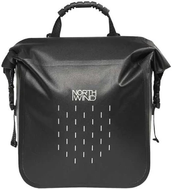 Krepšys ant vairo Northwind Barrier Plus 24" (ML-S) juodas