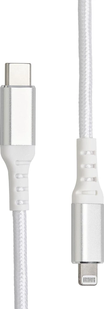 Fuj:tech Lightning - USB-C -kaapeli, 1 m, valkoinen