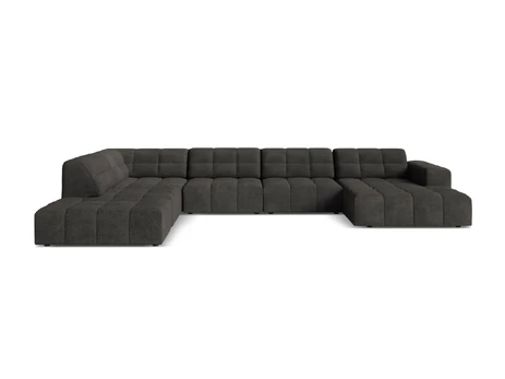Panoramic Left Corner Sofa, "Chicago", 7 Seats, 375x263x78 Made in Europe