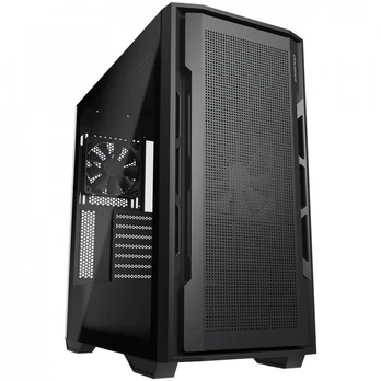 COUGAR | Uniface Black| PC Case | Mid Tower / Mesh Front Panel / 2 x ARGB Fans / TG Left Panel