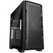 COUGAR | Uniface Black| PC Case | Mid Tower / Mesh Front Panel / 2 x ARGB Fans / TG Left Panel kaina