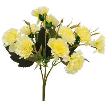 Dirbtinė gvazdikų puokštė, 24 cm : Spalva - Rožinė
