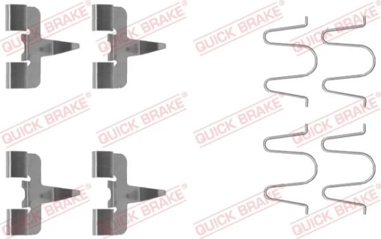 QUICK BRAKE QB109-1207 Brake pad fitting kit