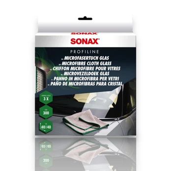 SONAX Mikropluošto Šluostės Stiklams 3 VNT
