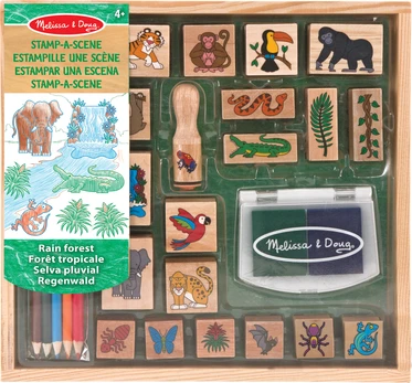 Melissa & Doug playset Stamp-a-Scene-Rain Forest
