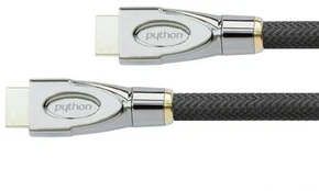 PYTHON Ultra High Speed HDMI 2.1 8K UHD-2/ 4K UHD 2m juodas