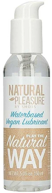 Shots Natural Pleasure Waterbased Vegan Lubricant - 150 ml