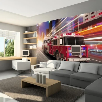 Artgeist Fototapetas - Fire truck