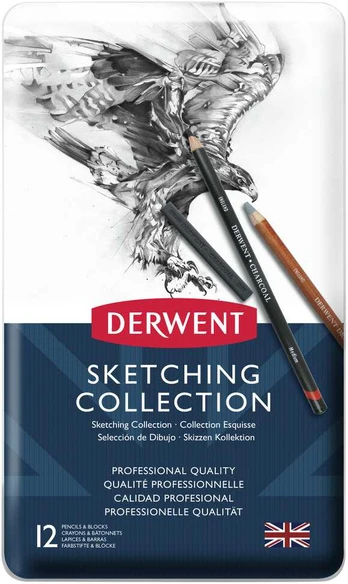 Derwent Sketching Collection 12 dele